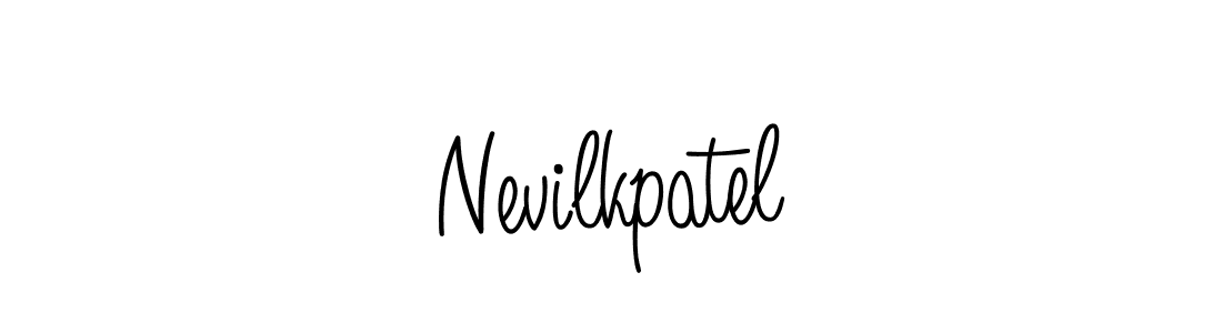Make a short Nevilkpatel signature style. Manage your documents anywhere anytime using Angelique-Rose-font-FFP. Create and add eSignatures, submit forms, share and send files easily. Nevilkpatel signature style 5 images and pictures png