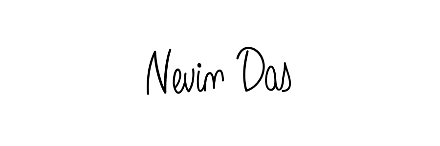 The best way (Angelique-Rose-font-FFP) to make a short signature is to pick only two or three words in your name. The name Nevin Das include a total of six letters. For converting this name. Nevin Das signature style 5 images and pictures png
