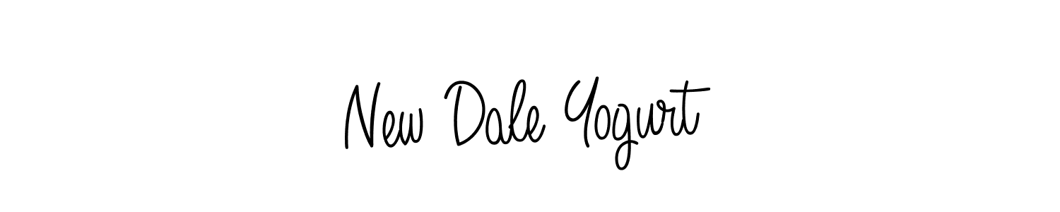 Once you've used our free online signature maker to create your best signature Angelique-Rose-font-FFP style, it's time to enjoy all of the benefits that New Dale Yogurt name signing documents. New Dale Yogurt signature style 5 images and pictures png