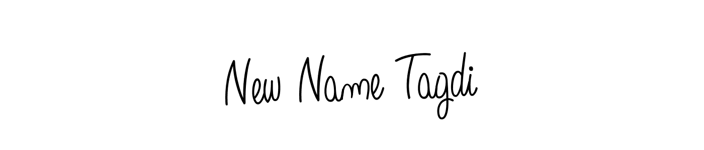 Design your own signature with our free online signature maker. With this signature software, you can create a handwritten (Angelique-Rose-font-FFP) signature for name New Name Tagdi. New Name Tagdi signature style 5 images and pictures png