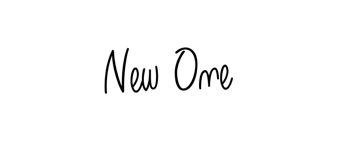 Use a signature maker to create a handwritten signature online. With this signature software, you can design (Angelique-Rose-font-FFP) your own signature for name New One. New One signature style 5 images and pictures png