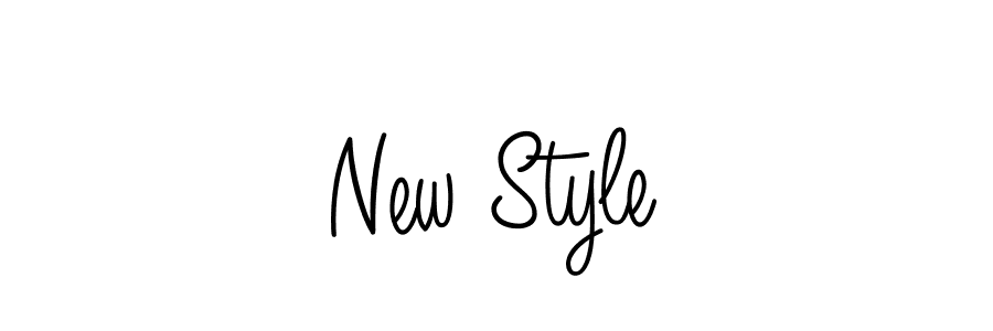 How to make New Style signature? Angelique-Rose-font-FFP is a professional autograph style. Create handwritten signature for New Style name. New Style signature style 5 images and pictures png