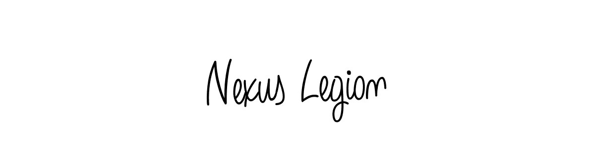 You should practise on your own different ways (Angelique-Rose-font-FFP) to write your name (Nexus Legion) in signature. don't let someone else do it for you. Nexus Legion signature style 5 images and pictures png