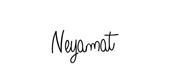 How to make Neyamat signature? Angelique-Rose-font-FFP is a professional autograph style. Create handwritten signature for Neyamat name. Neyamat signature style 5 images and pictures png