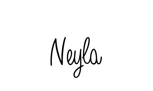 How to make Neyla signature? Angelique-Rose-font-FFP is a professional autograph style. Create handwritten signature for Neyla name. Neyla signature style 5 images and pictures png