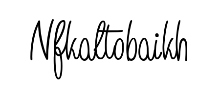 You should practise on your own different ways (Angelique-Rose-font-FFP) to write your name (Nfkaltobaikh) in signature. Don't let someone else do it for you. Nfkaltobaikh signature style 5 images and pictures png