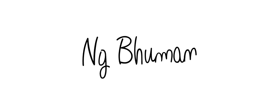 Design your own signature with our free online signature maker. With this signature software, you can create a handwritten (Angelique-Rose-font-FFP) signature for name Ng Bhuman. Ng Bhuman signature style 5 images and pictures png