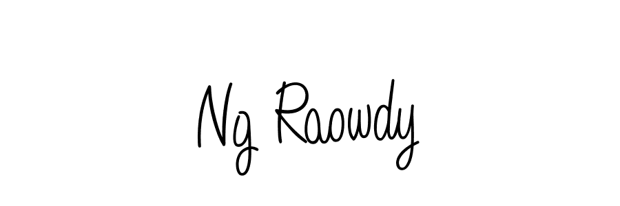 Also You can easily find your signature by using the search form. We will create Ng Raowdy name handwritten signature images for you free of cost using Angelique-Rose-font-FFP sign style. Ng Raowdy signature style 5 images and pictures png