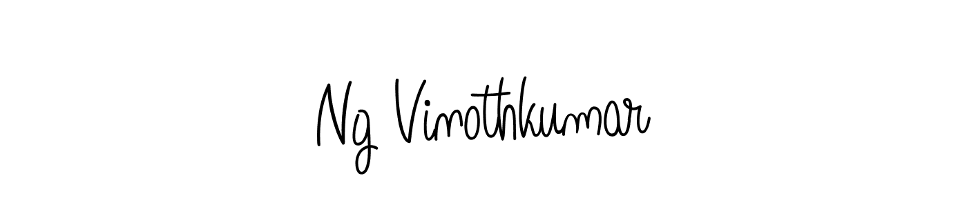 You can use this online signature creator to create a handwritten signature for the name Ng Vinothkumar. This is the best online autograph maker. Ng Vinothkumar signature style 5 images and pictures png