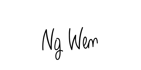 Once you've used our free online signature maker to create your best signature Angelique-Rose-font-FFP style, it's time to enjoy all of the benefits that Ng Wen name signing documents. Ng Wen signature style 5 images and pictures png