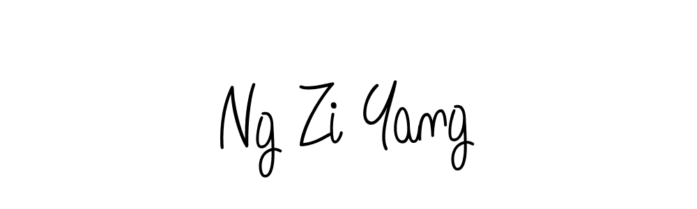 Ng Zi Yang stylish signature style. Best Handwritten Sign (Angelique-Rose-font-FFP) for my name. Handwritten Signature Collection Ideas for my name Ng Zi Yang. Ng Zi Yang signature style 5 images and pictures png