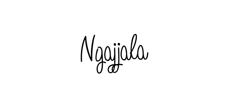 Ngajjala stylish signature style. Best Handwritten Sign (Angelique-Rose-font-FFP) for my name. Handwritten Signature Collection Ideas for my name Ngajjala. Ngajjala signature style 5 images and pictures png