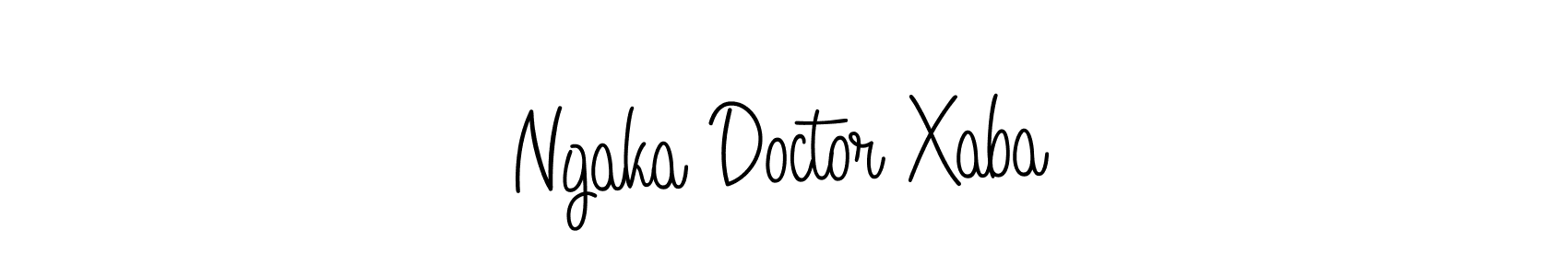 if you are searching for the best signature style for your name Ngaka Doctor Xaba. so please give up your signature search. here we have designed multiple signature styles  using Angelique-Rose-font-FFP. Ngaka Doctor Xaba signature style 5 images and pictures png