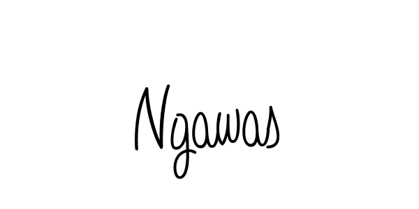 Make a beautiful signature design for name Ngawas. Use this online signature maker to create a handwritten signature for free. Ngawas signature style 5 images and pictures png