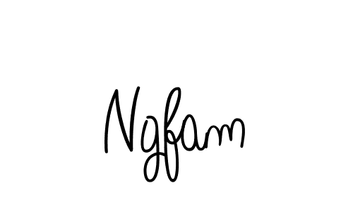 Also we have Ngfam name is the best signature style. Create professional handwritten signature collection using Angelique-Rose-font-FFP autograph style. Ngfam signature style 5 images and pictures png