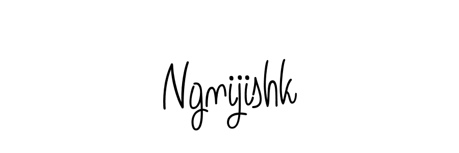 Make a short Ngnijishk signature style. Manage your documents anywhere anytime using Angelique-Rose-font-FFP. Create and add eSignatures, submit forms, share and send files easily. Ngnijishk signature style 5 images and pictures png