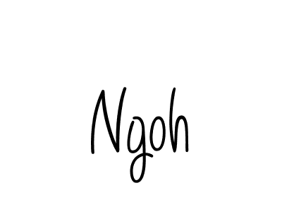 Make a beautiful signature design for name Ngoh. Use this online signature maker to create a handwritten signature for free. Ngoh signature style 5 images and pictures png