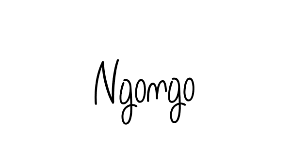 You should practise on your own different ways (Angelique-Rose-font-FFP) to write your name (Ngongo) in signature. don't let someone else do it for you. Ngongo signature style 5 images and pictures png