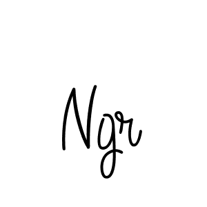 Use a signature maker to create a handwritten signature online. With this signature software, you can design (Angelique-Rose-font-FFP) your own signature for name Ngr. Ngr signature style 5 images and pictures png