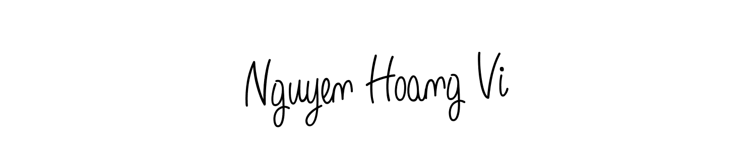 Also we have Nguyen Hoang Vi name is the best signature style. Create professional handwritten signature collection using Angelique-Rose-font-FFP autograph style. Nguyen Hoang Vi signature style 5 images and pictures png