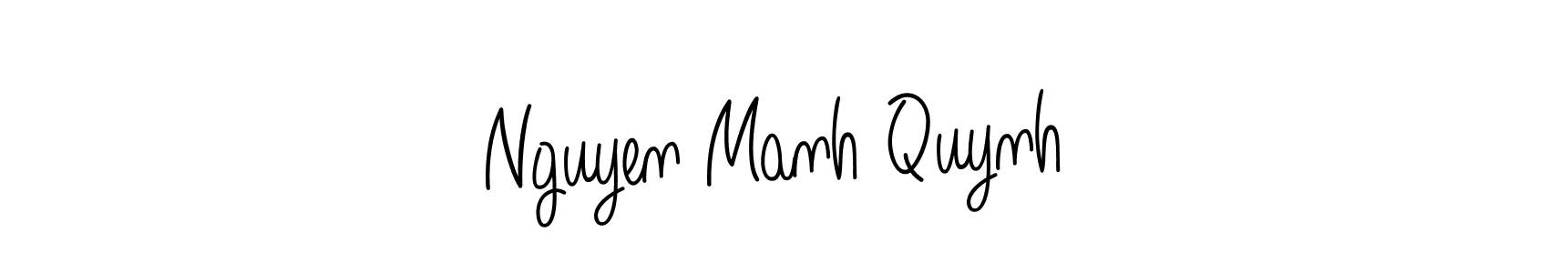 Design your own signature with our free online signature maker. With this signature software, you can create a handwritten (Angelique-Rose-font-FFP) signature for name Nguyen Manh Quynh. Nguyen Manh Quynh signature style 5 images and pictures png