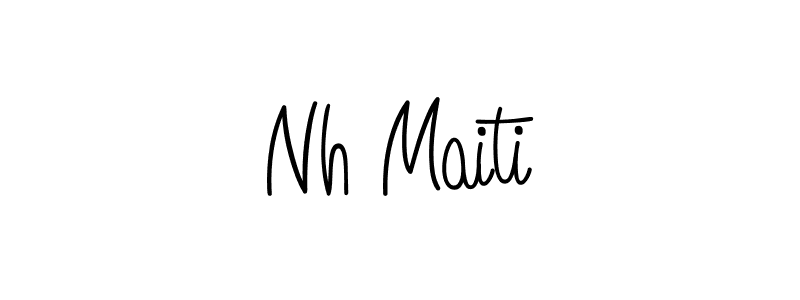 Once you've used our free online signature maker to create your best signature Angelique-Rose-font-FFP style, it's time to enjoy all of the benefits that Nh Maiti name signing documents. Nh Maiti signature style 5 images and pictures png