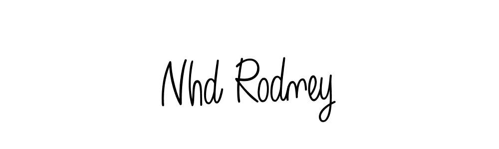 if you are searching for the best signature style for your name Nhd Rodney. so please give up your signature search. here we have designed multiple signature styles  using Angelique-Rose-font-FFP. Nhd Rodney signature style 5 images and pictures png