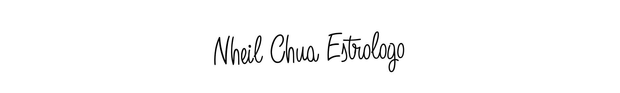 Also You can easily find your signature by using the search form. We will create Nheil Chua Estrologo name handwritten signature images for you free of cost using Angelique-Rose-font-FFP sign style. Nheil Chua Estrologo signature style 5 images and pictures png