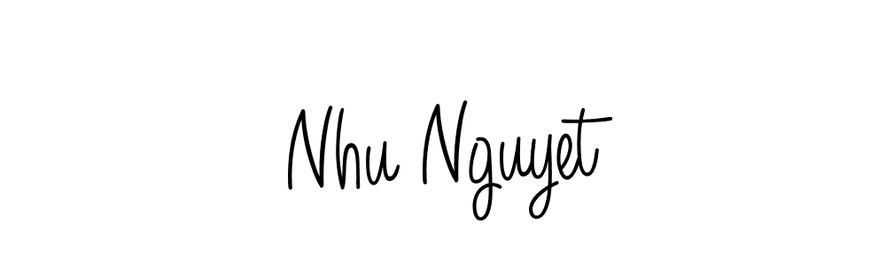 Here are the top 10 professional signature styles for the name Nhu Nguyet. These are the best autograph styles you can use for your name. Nhu Nguyet signature style 5 images and pictures png