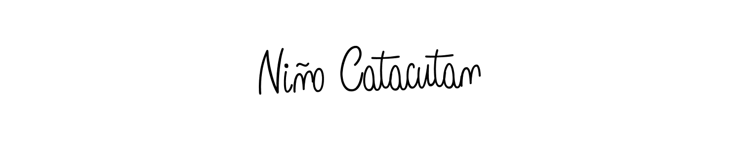 It looks lik you need a new signature style for name Niño Catacutan. Design unique handwritten (Angelique-Rose-font-FFP) signature with our free signature maker in just a few clicks. Niño Catacutan signature style 5 images and pictures png