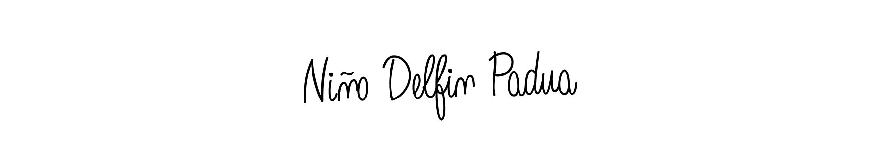 How to make Niño Delfin Padua signature? Angelique-Rose-font-FFP is a professional autograph style. Create handwritten signature for Niño Delfin Padua name. Niño Delfin Padua signature style 5 images and pictures png