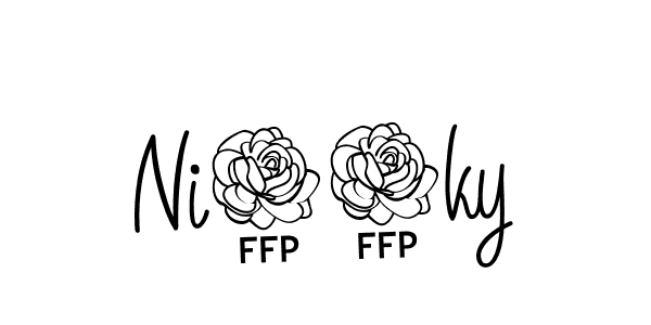 It looks lik you need a new signature style for name Ni30ky. Design unique handwritten (Angelique-Rose-font-FFP) signature with our free signature maker in just a few clicks. Ni30ky signature style 5 images and pictures png