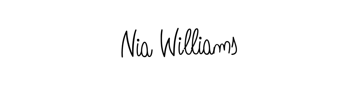 Also You can easily find your signature by using the search form. We will create Nia Williams name handwritten signature images for you free of cost using Angelique-Rose-font-FFP sign style. Nia Williams signature style 5 images and pictures png