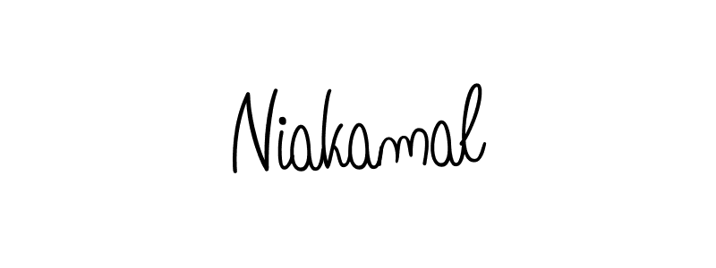 Similarly Angelique-Rose-font-FFP is the best handwritten signature design. Signature creator online .You can use it as an online autograph creator for name Niakamal. Niakamal signature style 5 images and pictures png
