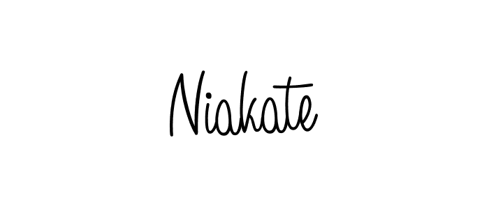 Angelique-Rose-font-FFP is a professional signature style that is perfect for those who want to add a touch of class to their signature. It is also a great choice for those who want to make their signature more unique. Get Niakate name to fancy signature for free. Niakate signature style 5 images and pictures png