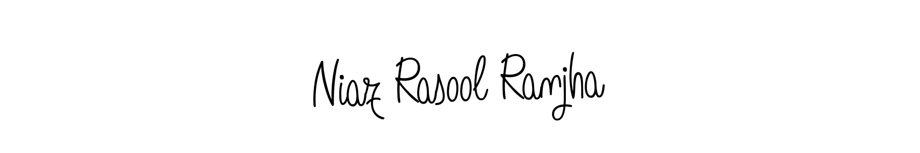 Create a beautiful signature design for name Niaz Rasool Ranjha. With this signature (Angelique-Rose-font-FFP) fonts, you can make a handwritten signature for free. Niaz Rasool Ranjha signature style 5 images and pictures png