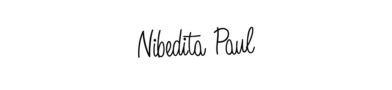 Also we have Nibedita Paul name is the best signature style. Create professional handwritten signature collection using Angelique-Rose-font-FFP autograph style. Nibedita Paul signature style 5 images and pictures png