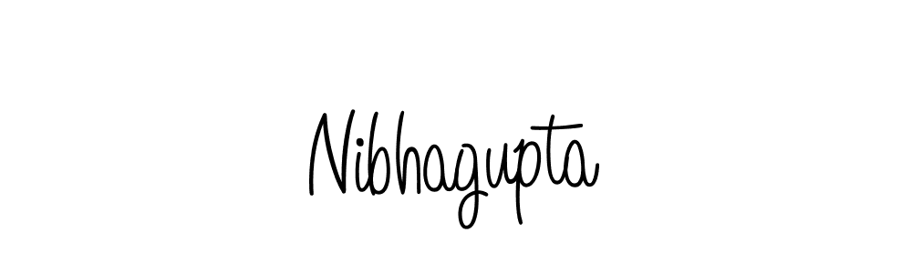 The best way (Angelique-Rose-font-FFP) to make a short signature is to pick only two or three words in your name. The name Nibhagupta include a total of six letters. For converting this name. Nibhagupta signature style 5 images and pictures png