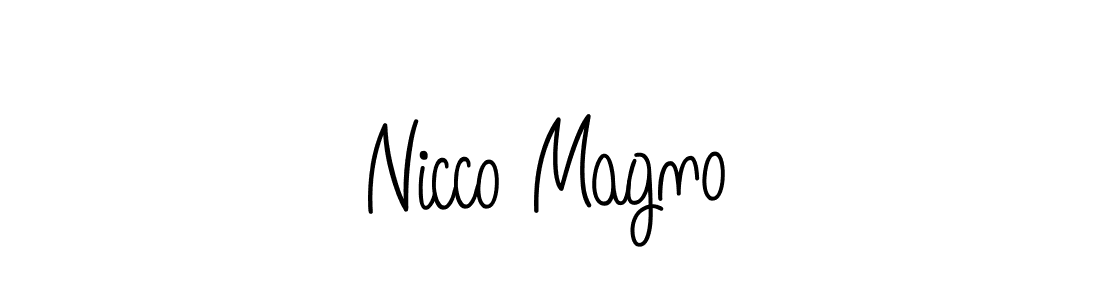 Similarly Angelique-Rose-font-FFP is the best handwritten signature design. Signature creator online .You can use it as an online autograph creator for name Nicco Magno. Nicco Magno signature style 5 images and pictures png