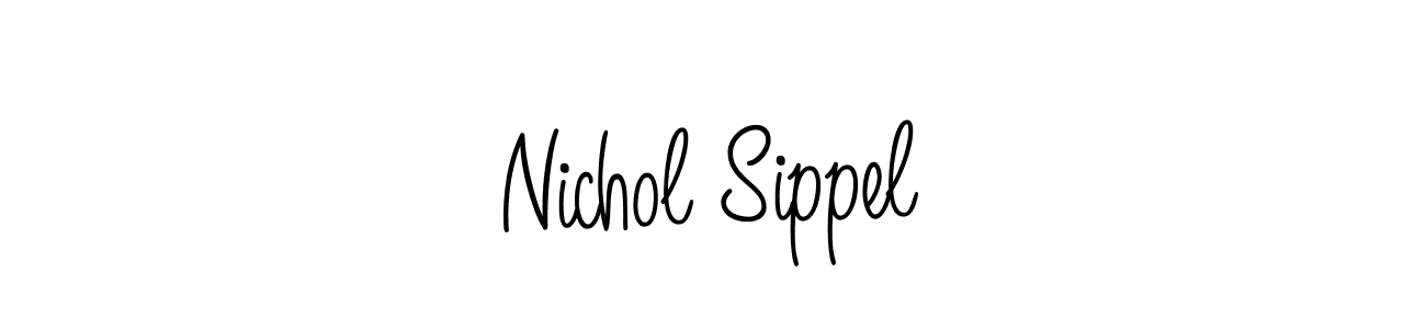 Once you've used our free online signature maker to create your best signature Angelique-Rose-font-FFP style, it's time to enjoy all of the benefits that Nichol Sippel name signing documents. Nichol Sippel signature style 5 images and pictures png