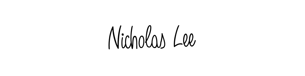 Create a beautiful signature design for name Nicholas Lee. With this signature (Angelique-Rose-font-FFP) fonts, you can make a handwritten signature for free. Nicholas Lee signature style 5 images and pictures png