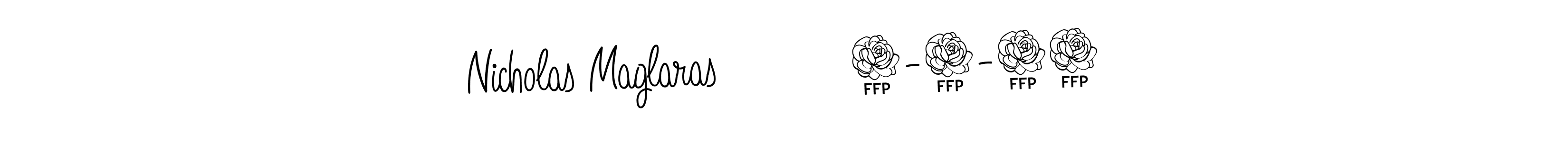 Also we have Nicholas Maglaras          8-1-24 name is the best signature style. Create professional handwritten signature collection using Angelique-Rose-font-FFP autograph style. Nicholas Maglaras          8-1-24 signature style 5 images and pictures png