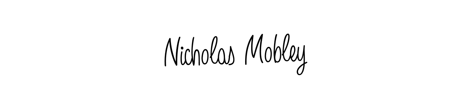 Also You can easily find your signature by using the search form. We will create Nicholas Mobley name handwritten signature images for you free of cost using Angelique-Rose-font-FFP sign style. Nicholas Mobley signature style 5 images and pictures png