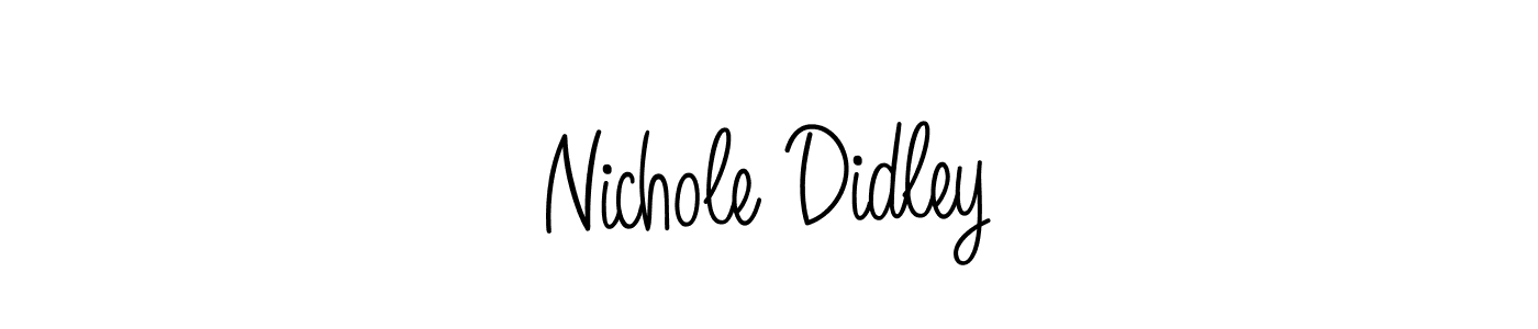 Similarly Angelique-Rose-font-FFP is the best handwritten signature design. Signature creator online .You can use it as an online autograph creator for name Nichole Didley. Nichole Didley signature style 5 images and pictures png