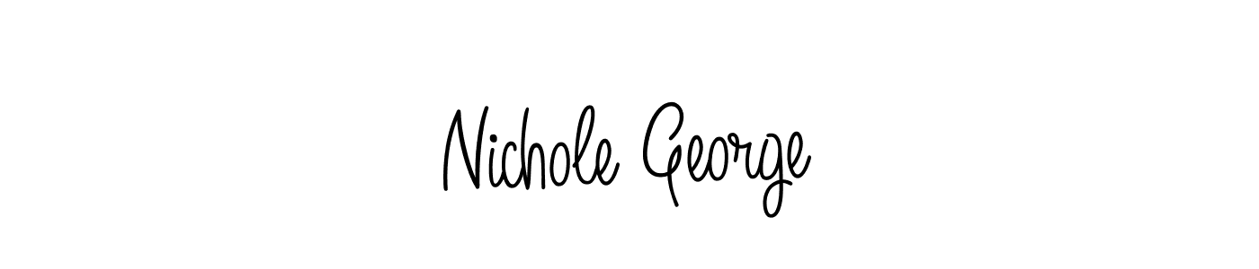 It looks lik you need a new signature style for name Nichole George. Design unique handwritten (Angelique-Rose-font-FFP) signature with our free signature maker in just a few clicks. Nichole George signature style 5 images and pictures png