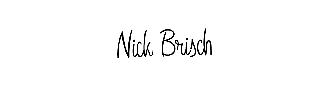 Also we have Nick Brisch name is the best signature style. Create professional handwritten signature collection using Angelique-Rose-font-FFP autograph style. Nick Brisch signature style 5 images and pictures png