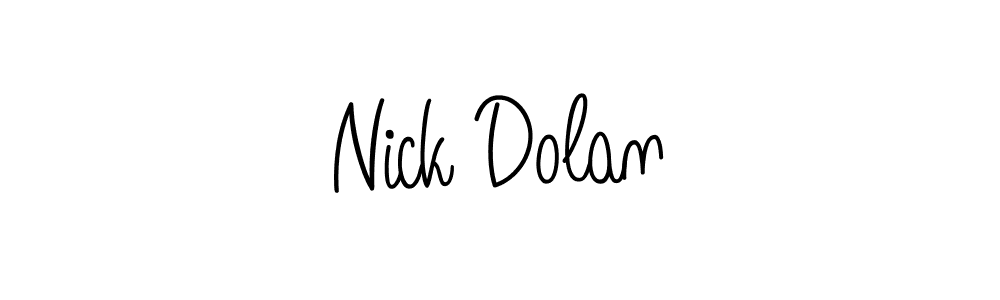 Check out images of Autograph of Nick Dolan name. Actor Nick Dolan Signature Style. Angelique-Rose-font-FFP is a professional sign style online. Nick Dolan signature style 5 images and pictures png