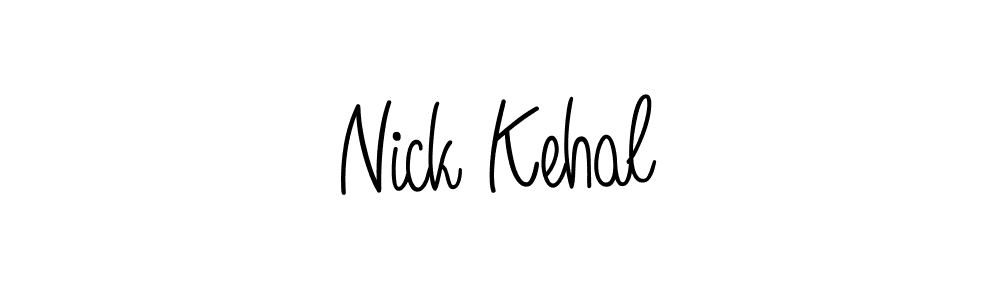 Make a beautiful signature design for name Nick Kehal. With this signature (Angelique-Rose-font-FFP) style, you can create a handwritten signature for free. Nick Kehal signature style 5 images and pictures png