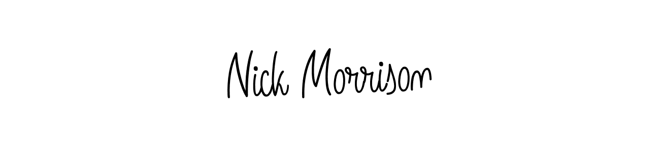 if you are searching for the best signature style for your name Nick Morrison. so please give up your signature search. here we have designed multiple signature styles  using Angelique-Rose-font-FFP. Nick Morrison signature style 5 images and pictures png