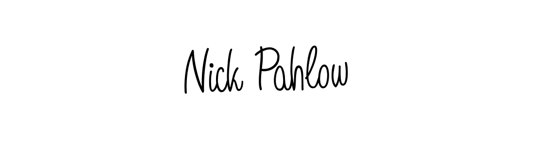 How to Draw Nick Pahlow signature style? Angelique-Rose-font-FFP is a latest design signature styles for name Nick Pahlow. Nick Pahlow signature style 5 images and pictures png